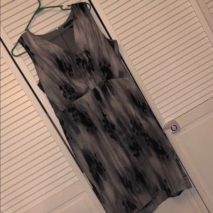 Banana Republic dress 14 Tall gray sleeveless